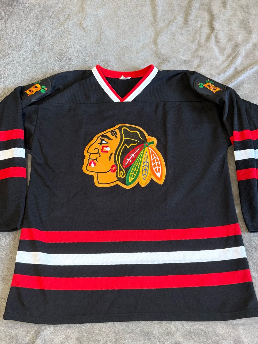 Vintage Chicago Blackhawks Jersey NHL Hockey AK Black AK Mens Medium